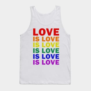 LGBT - Love is Love Tank Top